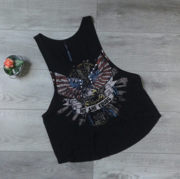 American Eagle workout muscle tee black tank top - Picture 4 of 7